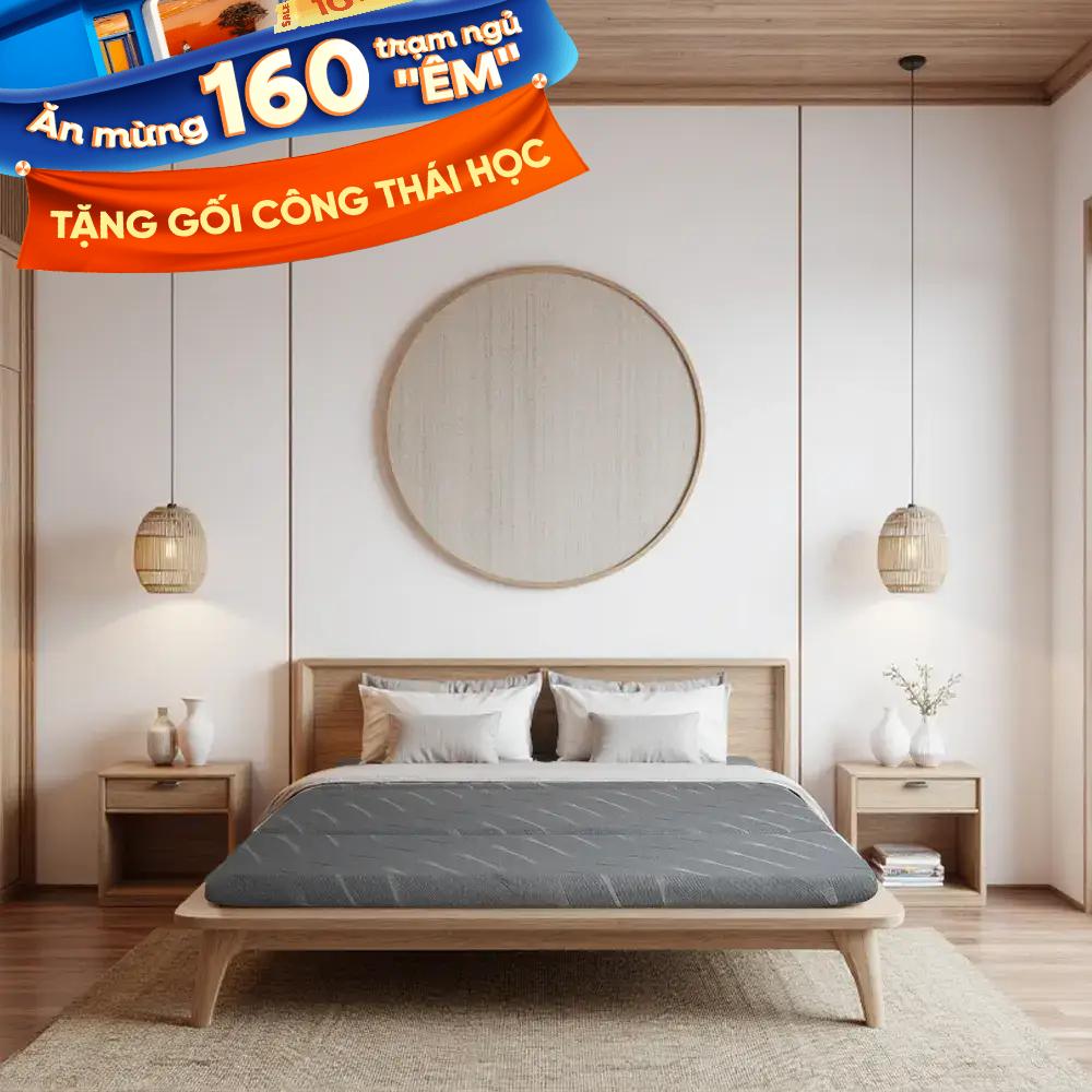 Nệm foam Goodnight Core (Akita) gấp 3 dày 8cm