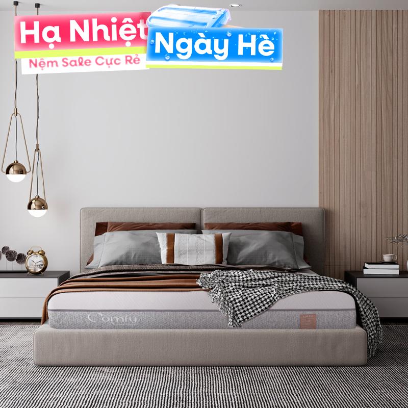 Nệm foam Comfy Lux 2.0 cao cấp kháng khuẩn kép dày 22cm