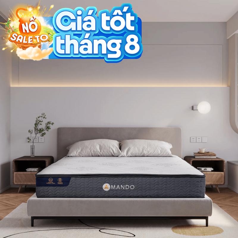 Nệm lò xo Amando Elite Original túi độc lập tiêu chuẩn khách sạn 5 sao dày 23cm