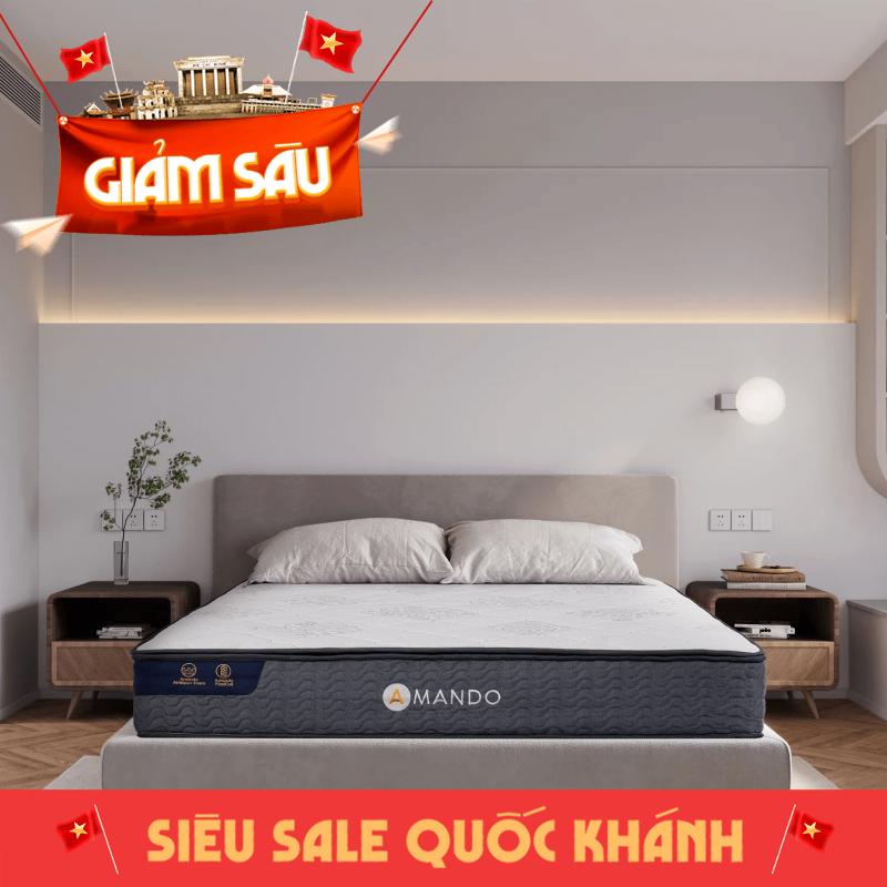 Nệm lò xo Amando Elite Original túi độc lập tiêu chuẩn khách sạn 5 sao dày 23cm