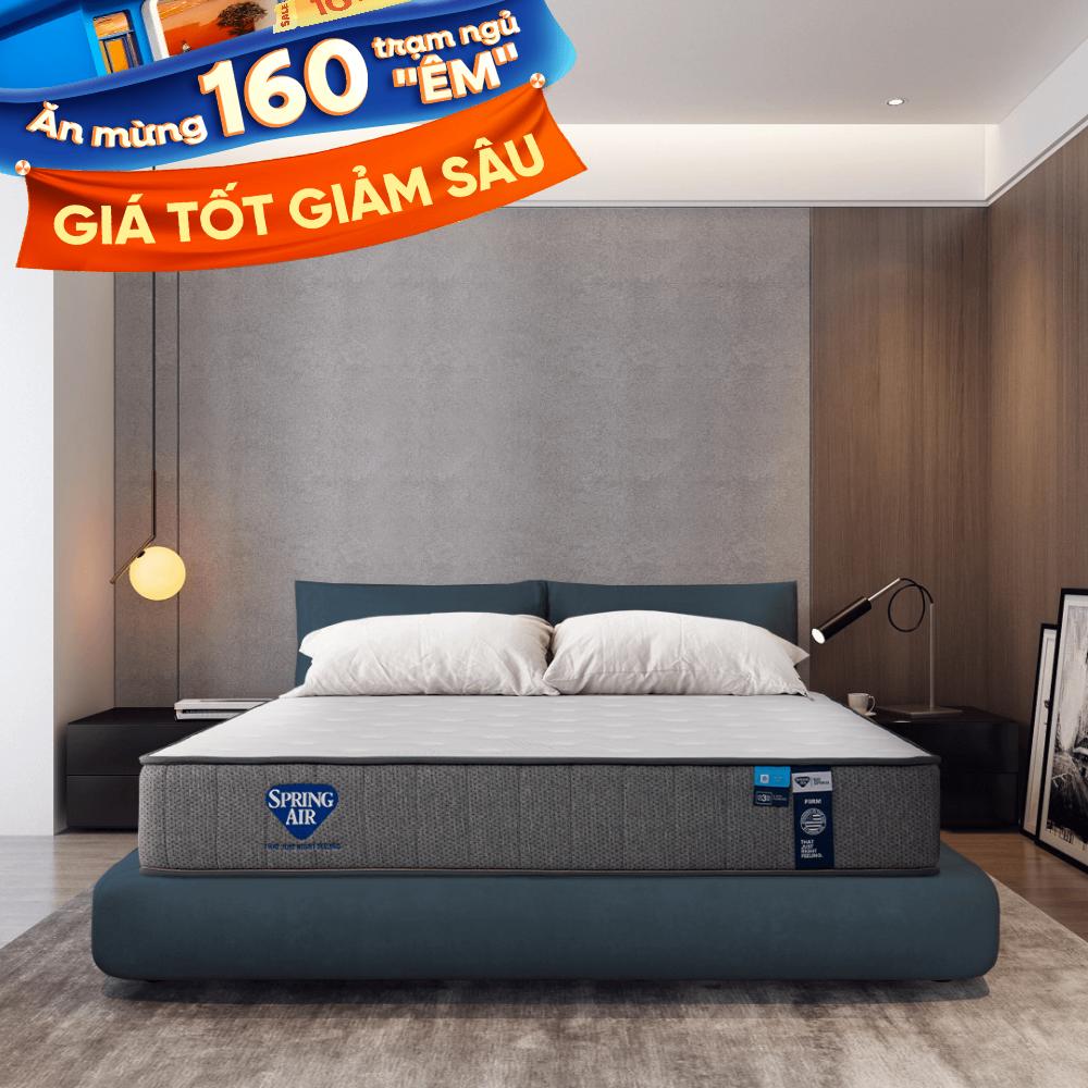 Nệm lò xo Spring Air Back Supporter Firm hỗ trợ nâng đỡ dày 25cm