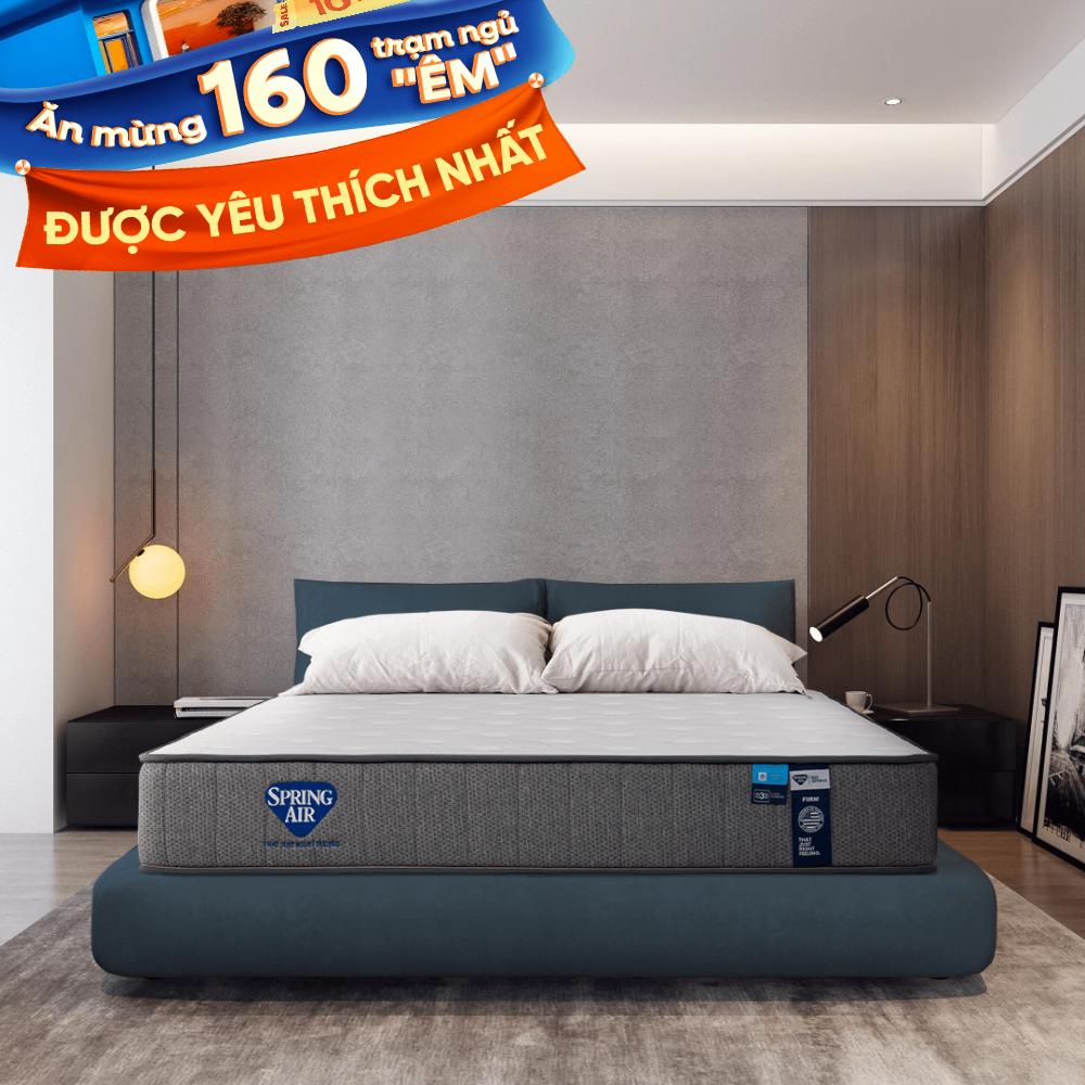Nệm lò xo Spring Air Back Supporter Firm hỗ trợ nâng đỡ dày 25cm