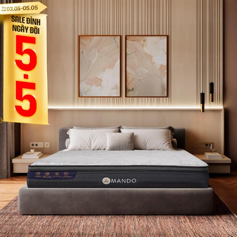Nệm lò xo làm mát Amando Elite Grand dày 28cm