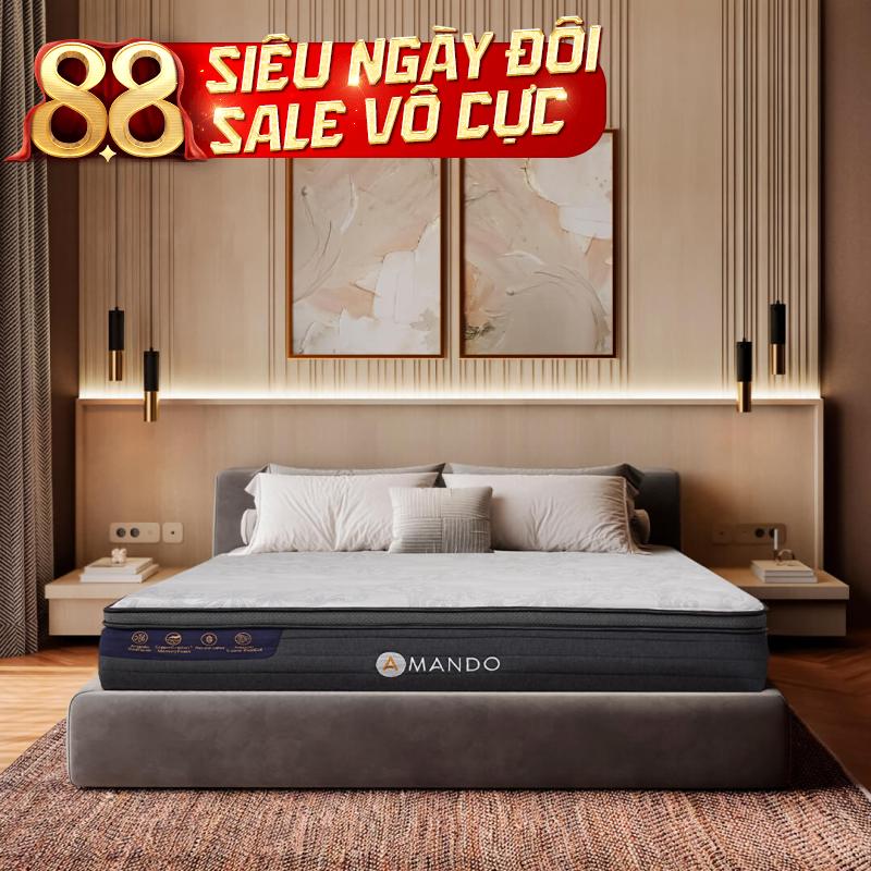 Nệm lò xo làm mát Amando Elite Grand dày 28cm