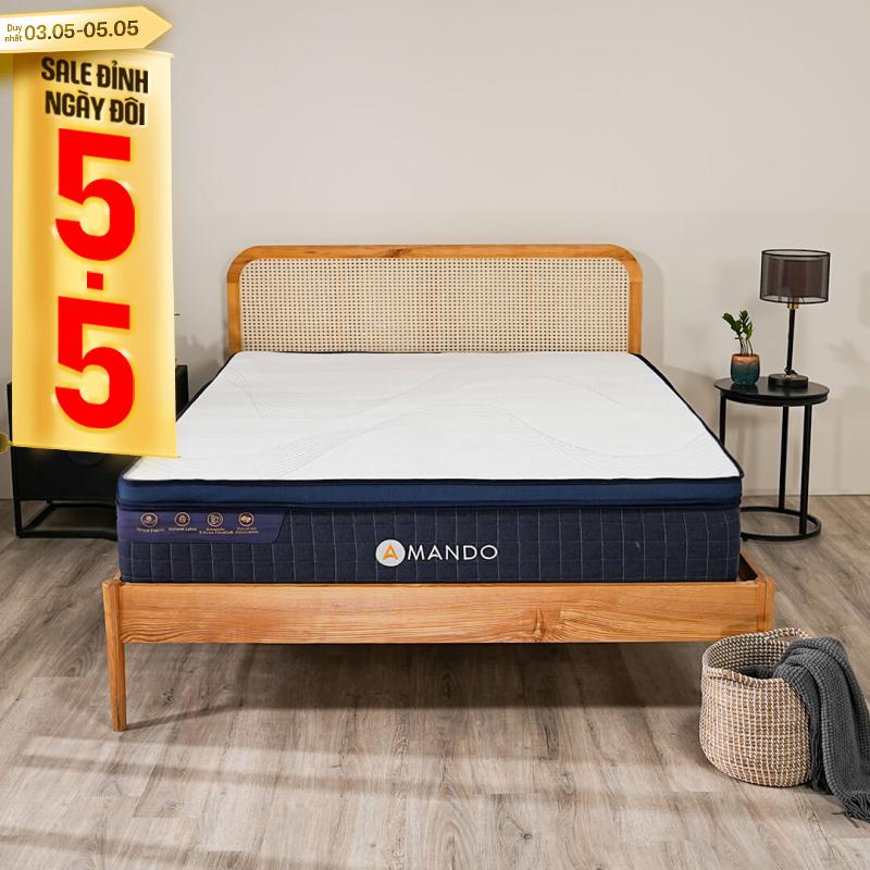 Nệm lò xo Amando Innovation 7 vùng linh hoạt dày 30cm