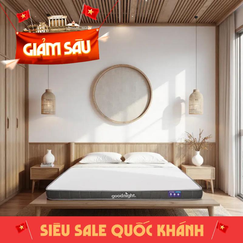 Nệm cao su đa tầng Goodnight Latex Hybrid (Rena) vững chắc, thông thoáng dày 10cm