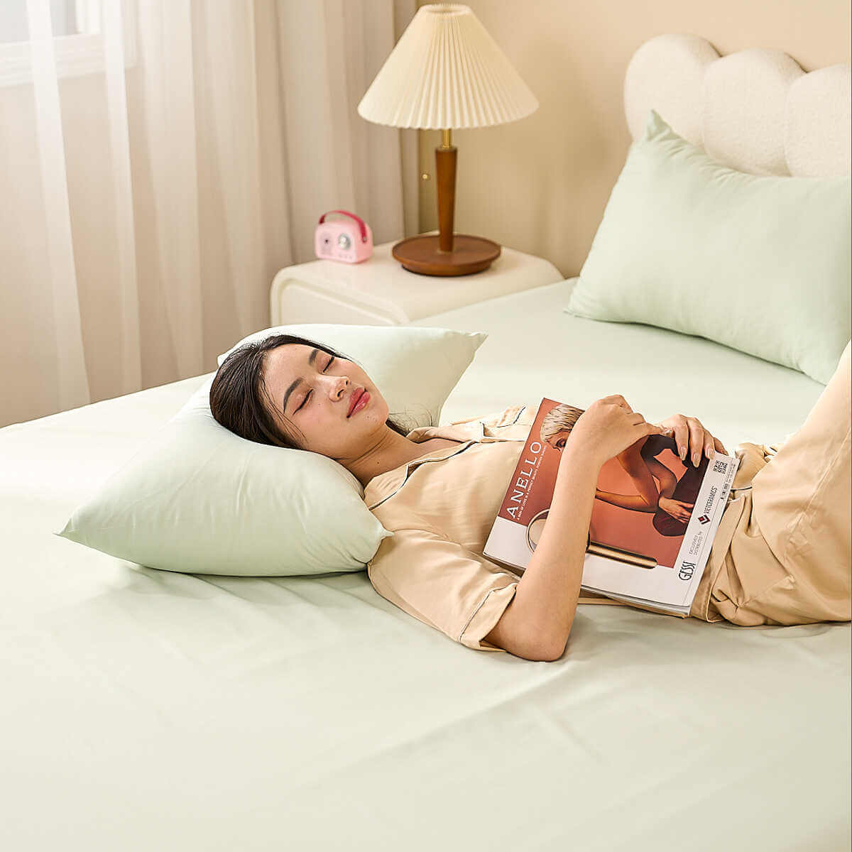 Bộ ga chun tencel cao cấp Goodnight Airsilk (chỉ bán Online)