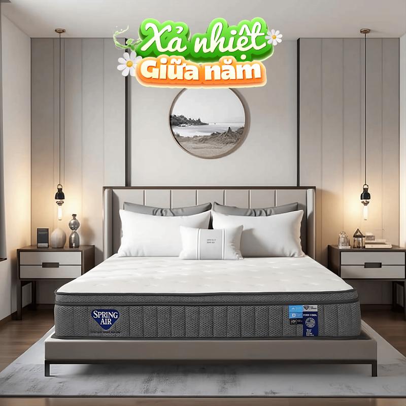 Nệm lò xo Spring Air Back Supporter Firm Cool nâng đỡ làm mát dày 26cm