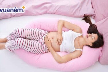 gối chữ u cho bà bầu