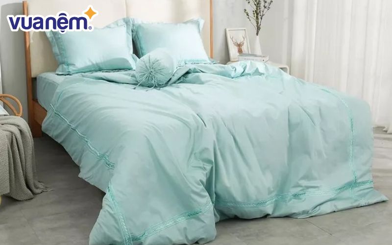 Mẫu chăn cotton satin 1