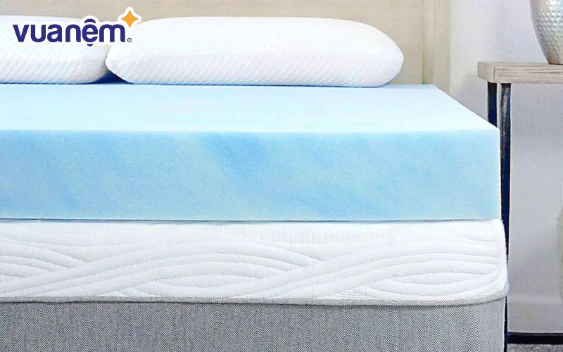 Gel được tích hợp vào nệm để làm tăng khả năng tản nhiệt