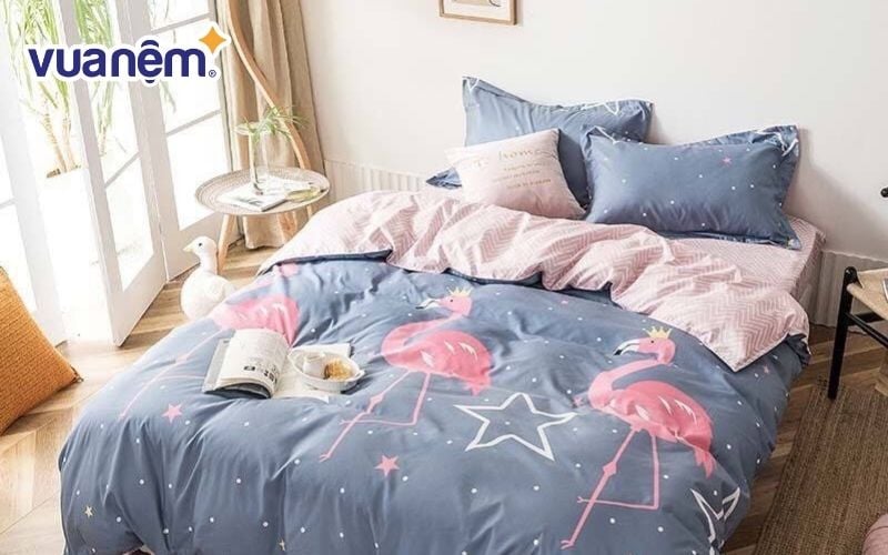 Drap giường Hàn Quốc được làm từ những chất liệu an toàn