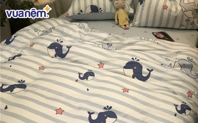 Bộ drap giường Hàn Quốc chất liệu cotton