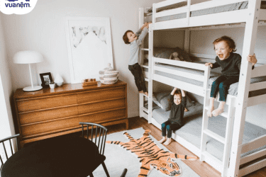 mẫu giường 3 tầng đẹp