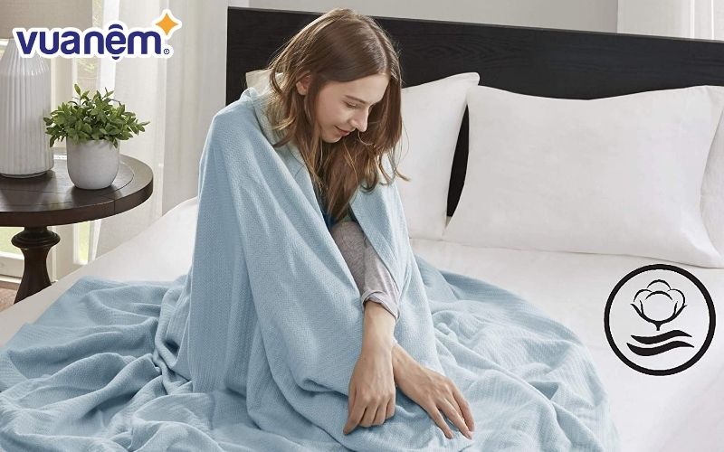 Mẫu mền mỏng mùa hè cotton 3