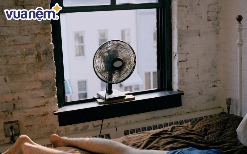 Quạt sẽ tạo ra tiếng ồn “trắng”, âm thanh “rì rầm” có tác dụng ru ngủ hiệu quả