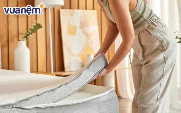 Cách giặt và vệ sinh nệm topper cực sạch và đơn giản tại nhà