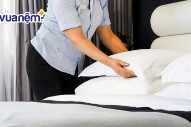 gối lông vũ khách sạn 5 sao