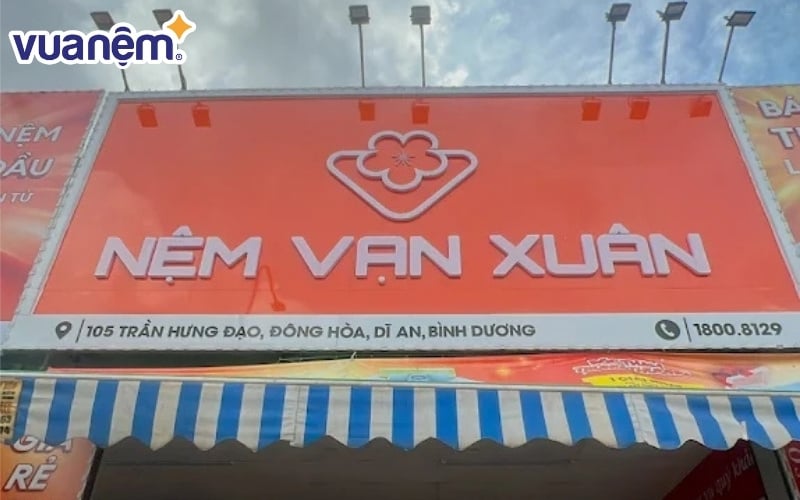 Nệm Vạn Xuân cũng là shop được nhiều người dân Bình Dương tin tưởng