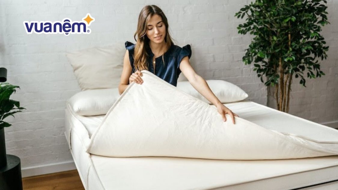 Mẹo cố định Topper không trượt khỏi nệm hiệu quả