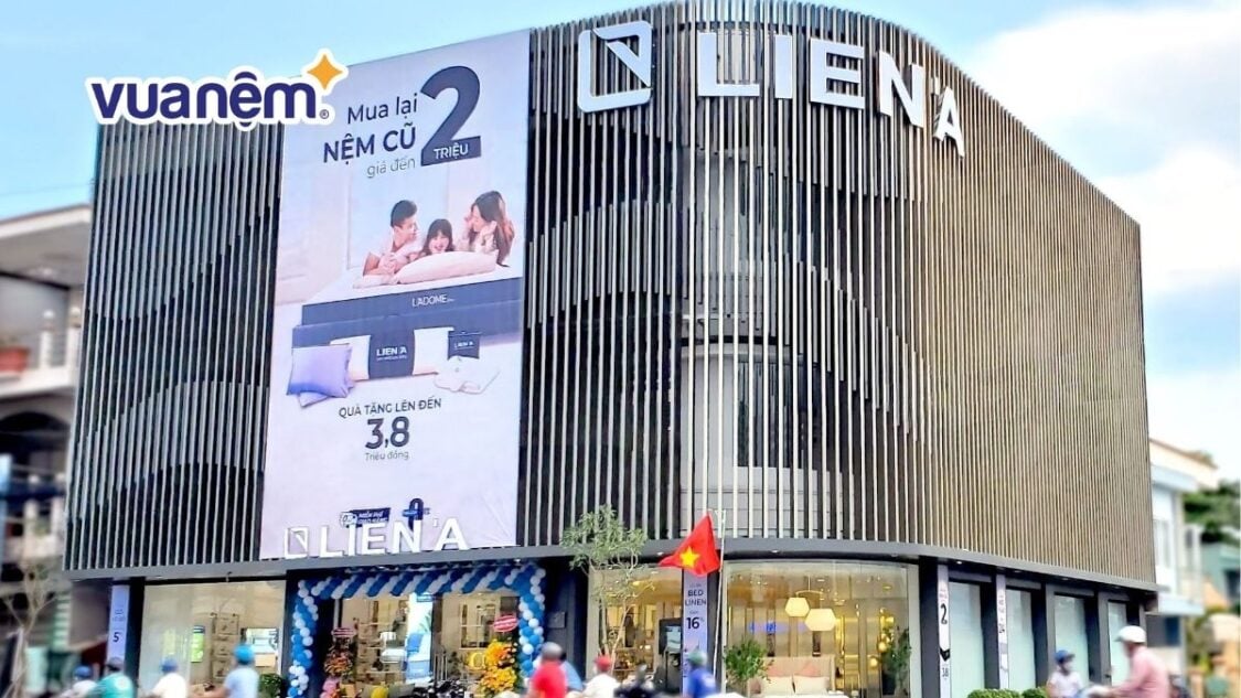 showroom đại lý nệm Liên Á TPHCM