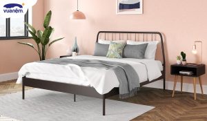 Mẫu giường sắt 1m8 2m bán chạy nhất thị trường hiện nay