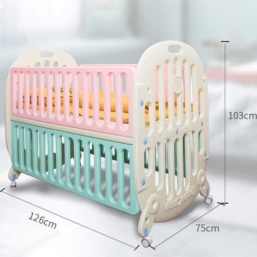 Chọn giường cũi có kích thước phù hợp với trẻ và diện tích phòng