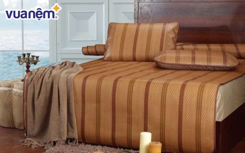 Chiếu sợi mây rất thoáng khí và mát mẻ khi nằm