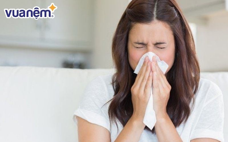 Tác hại mua đệm kém chất lượng - Dễ mắc các bệnh về đường hô hấp