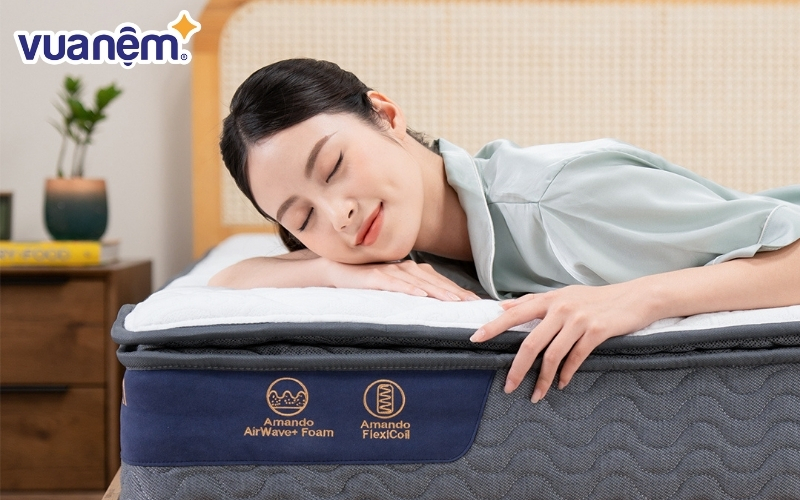 Một chiếc nệm tốt sẽ nâng đỡ cơ thể của bạn khi ngủ