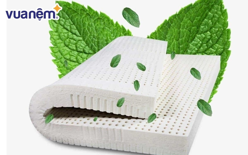 Nệm cao su thiên nhiên an toàn cho sức khỏe