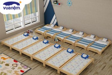 giường bạt cho trẻ mầm non
