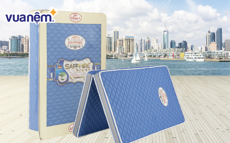 Mẫu nệm gấp 2 Tuấn Anh tiện lợi
