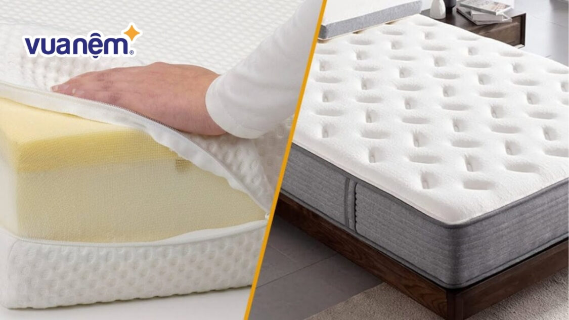 So sánh nệm lò xo và nệm foam