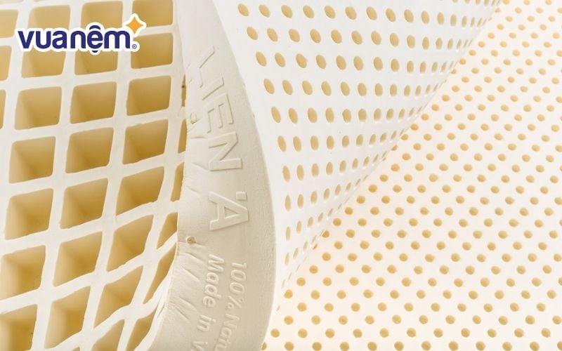 Nệm cao su Liên Á được làm từ cao su 100% thân thiện với môi trường