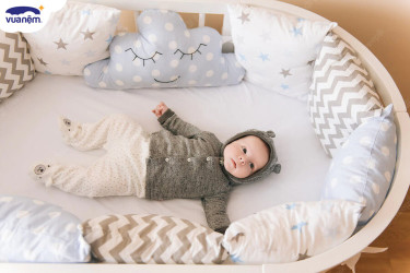 Chọn nệm tròn cho bé