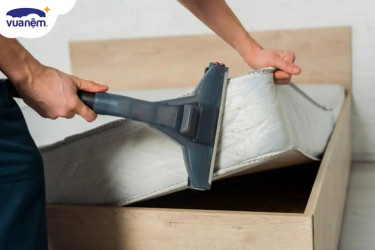 loại bỏ mạt bụi trong nệm