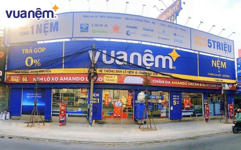 Vua Nệm - một trong những địa chỉ bán nệm uy tín