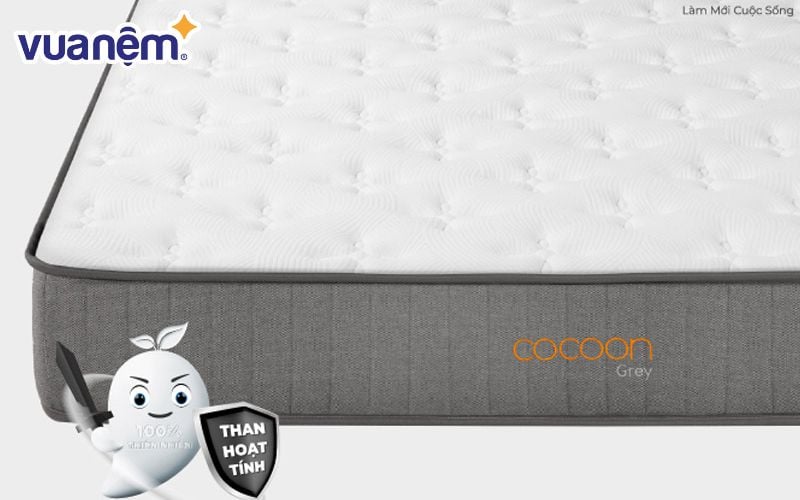 Nệm lò xo túi Cocoon Grey