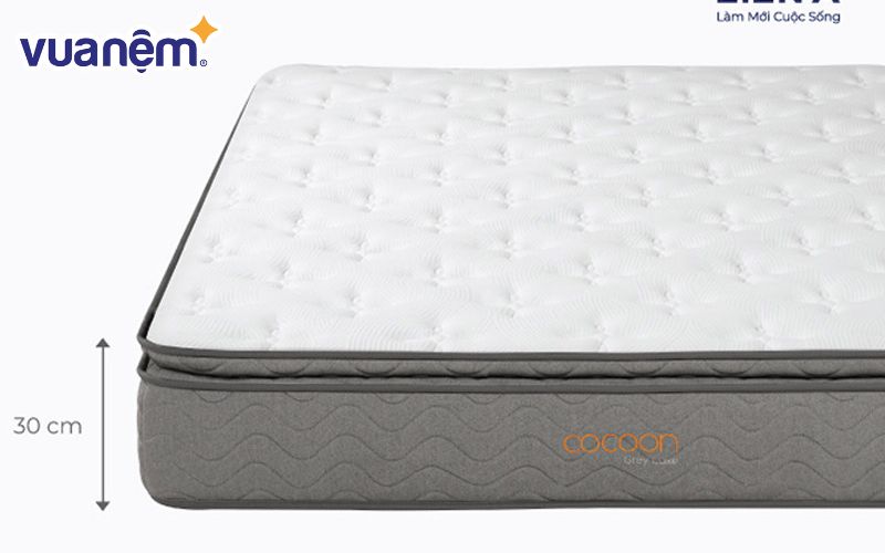 Nệm lò xo túi COCOON Grey Luxe