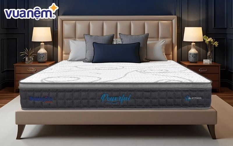 Nệm Dunlopillo de.Stress Powerful là lựa chọn phù hợp cho các dự án khách sạn và resort