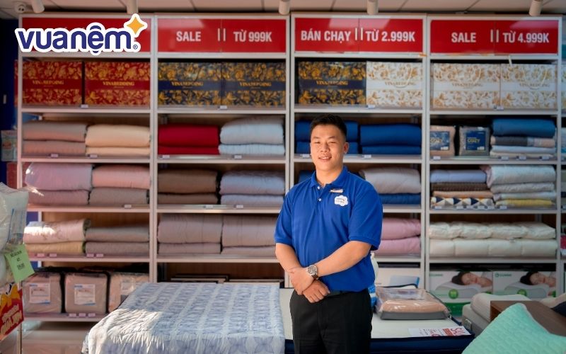 Chọn mua nệm Kim Cương giá hời tại hệ thống Vua Nệm
