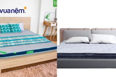 So sánh nệm Tatana và nệm Hanvico