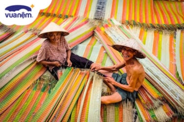 giặt chiếu cói