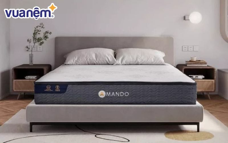 Nệm lò xo cũng là sản phẩm vô cùng thích hợp nếu bạn đang chọn nệm cho phòng ngủ hiện đại