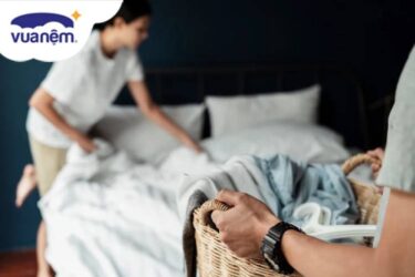 vệ sinh chăn ga gối theo từng chất liệu