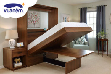 giường thông minh kết hợp bàn ăn