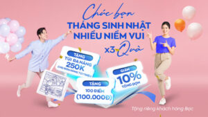 Quà sinh nhật tặng khách hàng hạng Bạc
