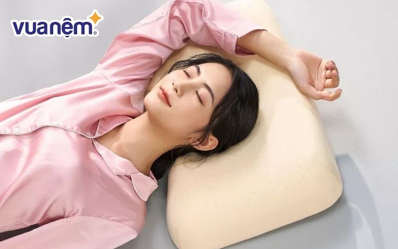 Gối Gummi Butterfly cao su 100% thiên nhiên thiết kế ôm sát đầu