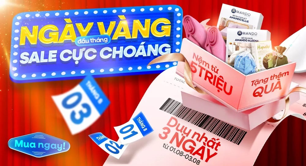 Flash Sale tháng 8